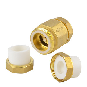 Con dấu hoàn hảo nóng chảy kết nối linh hoạt ppr20 đồng thau dọc chảy ngược không trở lại nồi hơi kiểm tra van - Product Image 1