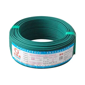 Processing custom BYJ wire low smoke halogen free single stranded wire copper core flame retardant fireproof wire