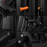 Equipo de Fitness de Alta Calidad MRD: Máquina de Abducción de Cadera con Peso, Entrenador de Glúteos y Muslos Externos - Equipo de Gimnasio Comercial