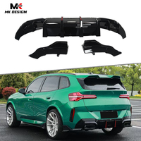 Diffuseur arrière style VTEN en PP avec éclairage LED pour BMW X3 G45 G48 2025+ Lame de pare-chocs arrière, séparateurs latéraux, ailerons, accessoires automobiles