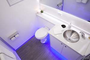 Remolque de baño portátil de 3 estaciones Remolque de baño de lujo Remolque de baño portátil de China Baño de lujo portátil con ducha - Product Image 2