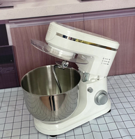 Batteur sur socle électrique en acier pour cuisine, 5-10L, 6 vitesses, 1000W, pour usage commercial et domestique
