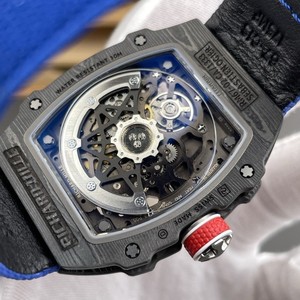 Nuevo Reloj <span class=keywords><strong>de</strong></span> Lujo con Fibra <span class=keywords><strong>de</strong></span> Carbono 67-02, Solo 7.8 mm <span class=keywords><strong>de</strong></span> Grosor, Solo 35 Gramos <span class=keywords><strong>de</strong></span> Peso, Mecánico con Forma <span class=keywords><strong>de</strong></span> Barril Hueco - Product Image 5