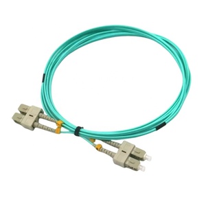 SC/UPC-SC/UPC OM3/OM4 Patchkabel Duplex 2.0/3.0MM 50/125um 1/2/3/4/5/6m Multimode-Faser-Jumper OEM/ODM - Product Image 4