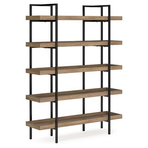 Estantería de Madera de Diseño Contemporáneo para Oficina o Biblioteca, Muebles de Madera Premium para Oficina en Casa, Sala de Estudio o Biblioteca Moderna - Product Image 1