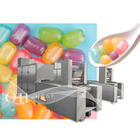 Functional enzyme elderberry de-stress yummy jelly bear depositing machine soft candy making machine