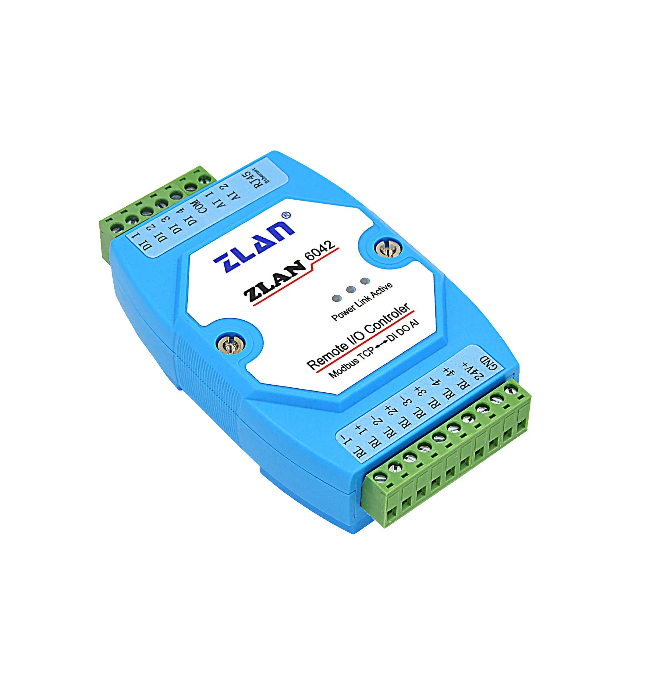 Ethernet IO Modbus TCP /RTU 4 canali modbus ingresso analogico