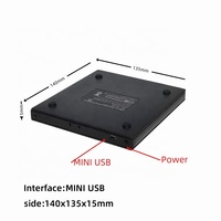 Computadora portátil de escritorio IMac Compatible MIN USB 2,0 Unidad óptica portátil delgada CD externo DVD RW Rom Drive Rewriter Burner Writer