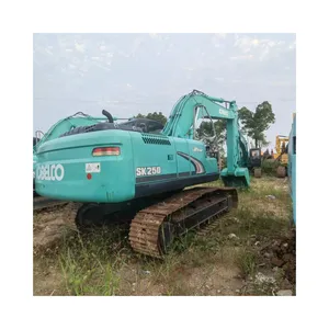 Mesin Pertanian asli Kondisi Bagus digunakan 25t kobelco Sk250 ekskavator perayap hydraulic Ulis menggunakan mesin penggerak bumi