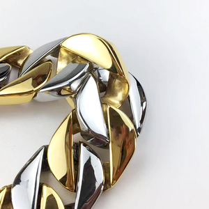 Unieke Rvs Goede Kwaliteit Gouden Ketting Link Sterkste Hond Ketting Kraag - Product Image 6