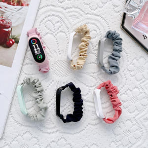 Bracelet de montre en gros d'usine pour Mi Band 7 Bracelet de montre fleur en tissu élastique Correa Pulsera Bandwrist - Product Image 1