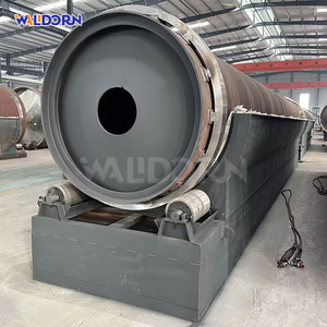 Medium Capacity Automatic Batch Pyrolysis Reactor Gearbox Engine Processing 10 Tons <b>Tires</b> Daily High Efficiency Fuel Oil Plant - Product Image 6