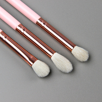 Vonira — ensemble de pinceaux de maquillage professionnels, kit d'outils de Make-Up professionnels, en poils de chèvre naturels, poudre de visage synthétique, Contour, Blush, pour les yeux, 12 pièces