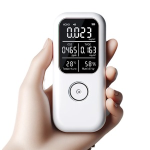 2025 New Y01 chất lượng không khí Màn hình hộ gia đình <span class=keywords><strong>CO2</strong></span> TVOC nhiệt độ độ ẩm 5-in-1 chất lượng không khí màn hình Đức - Product Image 2