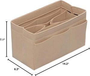 Felt Cosmetic Bags & <b>Cases</b> <b>Makeup</b> Bag Organizer for Luxury HandBag - Product Image 2