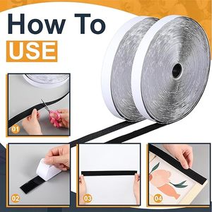 أربطة كابلات نايلون متينة قابلة لإعادة الاستخدام، شريط تثبيت بخطاف وحلقة، شريط بخطاف وحلقة 20 مم و100 مم - Product Image 3