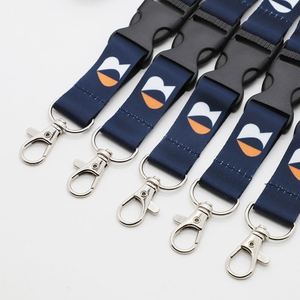 Lanière personnalisée à boucle détachable par transfert thermique pour les entreprises technologiques – Lanière durable en polyester pour badges d'identification des équipes de personnel et de bureaux d'entreprise - Product Image 2