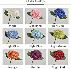 Flores de Hortensia Artificiales Hechas a Mano con Tacto Realista para Decoración de Bodas, Navidad y Día de la Madre, Venta al por Mayor de Fábrica - Product Image 3