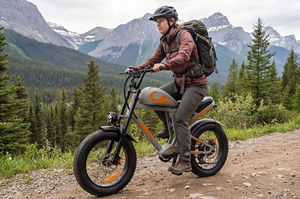 Vélo électrique rétro de haute qualité 48v 500w 15ah, style cyclomoteur, pneus larges <span class=keywords><strong>vintage</strong></span> - Product Image 4