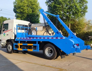 Highest Quality Dongfeng 8CBM 4x2 Hydraulic <strong>Compactor</strong> Arm Roll Container Garbage <strong>Bin</strong> Skip Loader Garbage Truck Swing Arm - Product Image 4