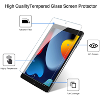 Protection d'écran en verre trempé 2.5D anti-choc et anti-espion, dureté 9H, 0.3mm, pour iPad 7/8/9 10.2 pouces - Vente Flash