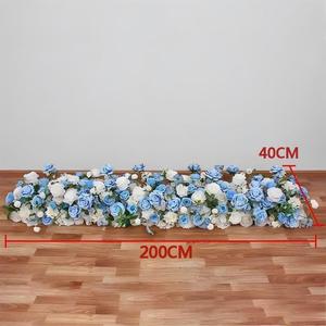 Centro de Mesa Decorativo para Bodas con Diseño Personalizado, Guirnalda de Flores Artificiales, Camino de Flores, Hilera de Flores - Product Image 5