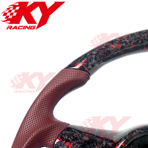 Volant de voiture sport en fibre de carbone forgé sur mesure pour BMW E30 E60 E90 E87 E92 E63 E70 - Product Image 2