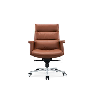 Chaise de bureau de direction ergonomique en cuir PU moderne pour le travail - Product Image 4