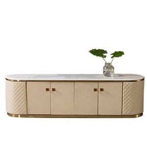 MEIJIA-soporte de madera de rosa de mármol italiano, moderno armario de <span class=keywords><strong>TV</strong></span> de 75 pulgadas resistente al agua hidráulico de Polonia - Product Image 5