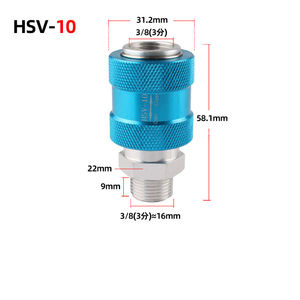 Hands chieber ventil HSV 06 08 10 15 Schieben Sie das Rückschlag ventil des Steck verbinders - Product Image 5