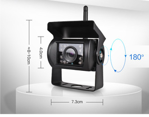 Grabadora de respaldo inverso de visión nocturna de alta definición Cámara Wifi AHD inalámbrica <span class=keywords><strong>Monitor</strong></span> DVR de 7 pulgadas con un juego de 1080P - Product Image 3