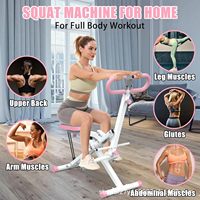 Appareil de fitness abdominal à domicile avec cadre ABS durable et design pliable pour le renforcement musculaire et le remodelage corporel