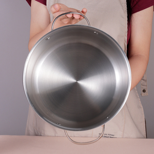 Corea colorido Metal cocina hogar SS304 utensilios de cocina de doble fondo de acero inoxidable sopa y ollas con tapa - Product Image 6