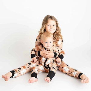 Halloween Kids Unisex <b>Pajamas</b> Set Baby Trick or Treat Print Long Sleeve Cozy Soft Carnival Night Sleeper - Product Image 4