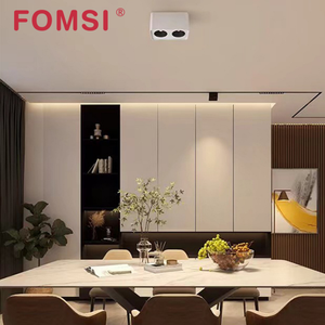 Fomsi LED 10W Downlight nhôm đôi đầu ánh sáng tại chỗ bề mặt gắn vuông chống chói đèn sân khấu cho trong nhà - Product Image 4