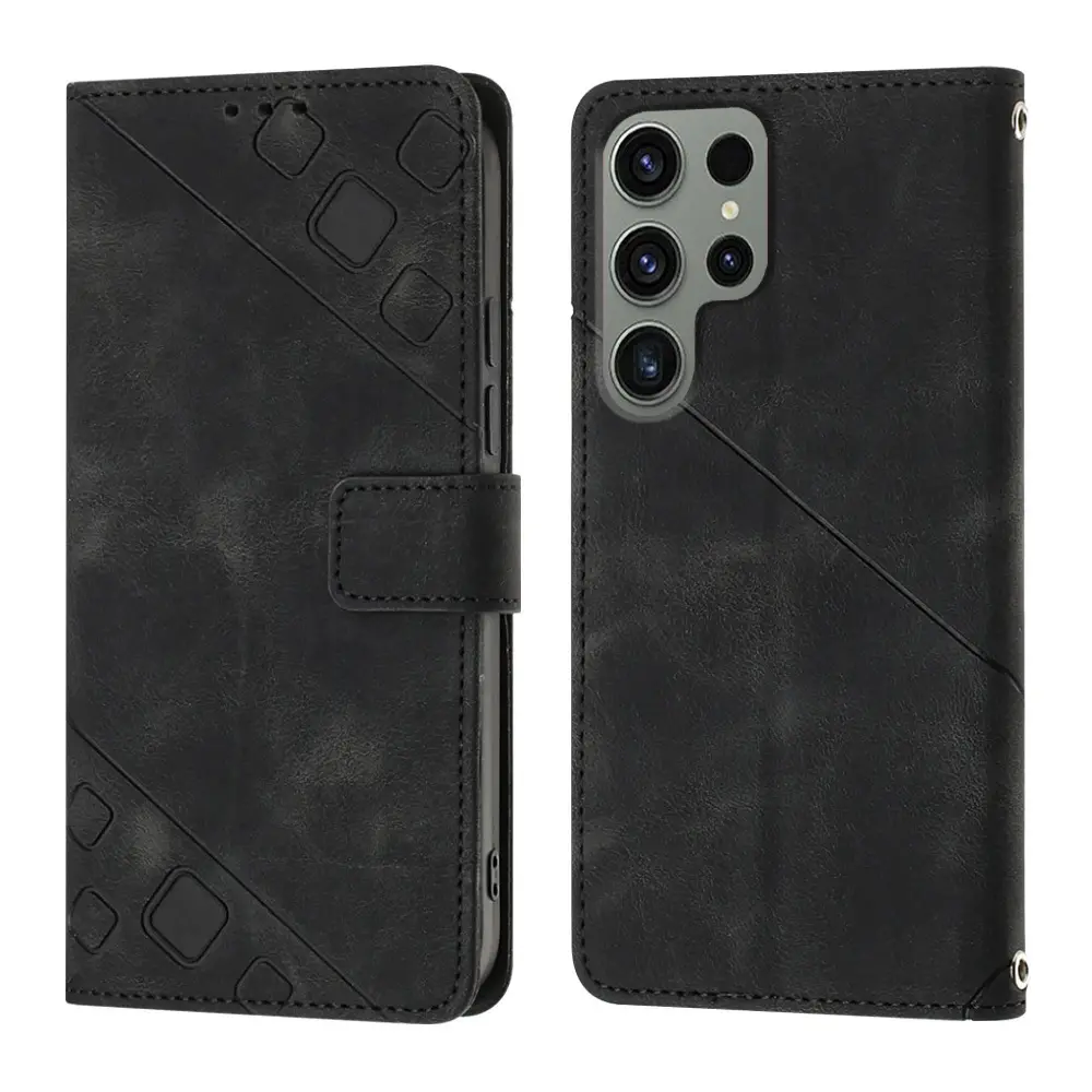 For Samsung Galaxy M53 5G Skin-feel Embossed Leather Phone Case For Samsung Galaxy M53 5G Cover