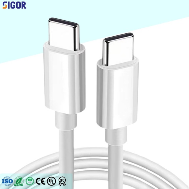 Type-C to Type-C PD Fast Charging Cable with Braid Shielding and Pure Copper Conductor for Android & Computer Use