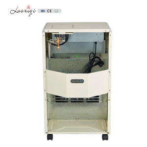 Écran de flamme 2 en 1 chauffage intérieur à <span class=keywords><strong>gaz</strong></span> et électrique pour salon intérieur infrarouge de haute qualité 5400W avec ventilateur Mobile avec roue - Product Image 5