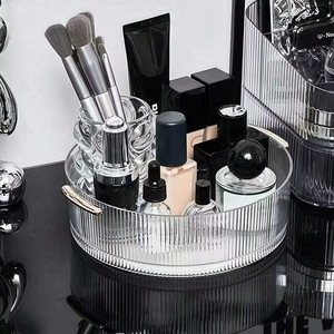 Caja giratoria de acrílico para almacenamiento de cosméticos, organizador giratorio de 360 grados para perfume, maquillaje y joyería - Product Image 5