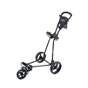 Wholesale Custom 3 Wheels Foldable Golf Push Cart OEM Steel Frame