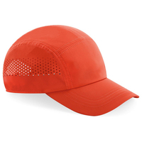 Casquette de camping à 5 panneaux avec trous d'aération découpés au laser, performance de drainage de l'humidité, séchage rapide, casquette de course, certifiée BSCI