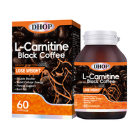 Cápsulas de Café Negro con L-Carnitina Natural Personalizadas, 100% Puro, Apoyo Inmunológico, Pérdida de Peso, Adelgazamiento, Metabolismo para Adultos