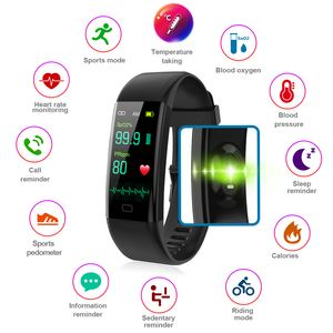 Pulsera inteligente deportiva F07T, dispositivo electrónico e inteligente resistente al agua IP67 con control del ritmo cardíaco y del sueño, 2022 - Product Image 4