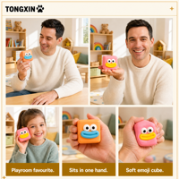 Jouet Squishy TONGXIN en argile, cube croustillant viral, jouet anti-stress, jouets à presser en vrac, jouets Squishy de voyage