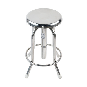 Surgical Round <b>Stool</b> 304 Stainless Steel <b>Adjustable</b> <b>Height</b> Hospital Chair - Product Image 4