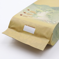 Sacs à soufflets latéraux en papier kraft de qualité alimentaire YSH avec feuille d'aluminium, surface mate et fermeture à lien métallique pour l'emballage de grains de café – Idéal pour les fournisseurs de café
