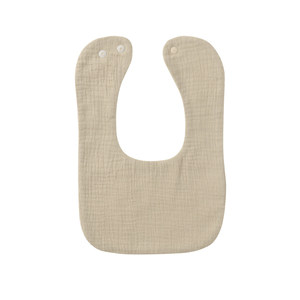<span class=keywords><strong>Taini</strong></span> Home Bavoir imperméable en gaze de coton pur pour bébé, en forme de U, avec motif uni [lot de 2] - Product Image 5