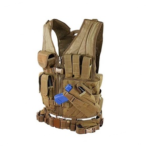 Gilet tactique de chasse noir Artex personnalisé, professionnel, en polyester, pour l'extérieur, avec équipement de sécurité, entraînement, Molle, avec accessoires - Product Image 5