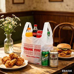 Durable Plastic Vest T-Shirt <b>Bags</b> HDPE Material Customizable for All Usage Shopping Food Service Household Commercial <b>Packing</b> - Product Image 1