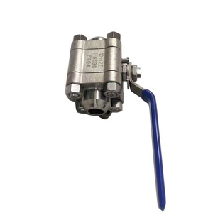 Three Way SS Ball Valves Screwed End <b>Little</b> Size BSPT NPT BSPP Ball for Water - Product Image 1